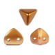 Cuentas de vidrio Super-Kheops® par Puca® - Pastel amber gold 02010/25003